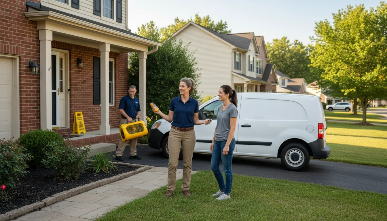 Water restoration image for Home Water Damage Repair in Dahlgren, VA
